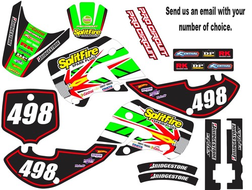 Graphic kit for 2000 2009 - kit, 2000-2009