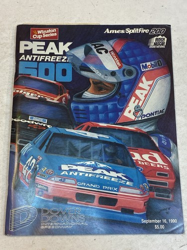Nascar race program - program, 1990