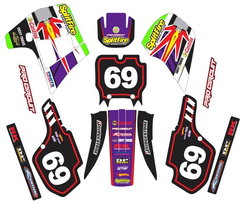 Graphic kit for - kit, 1988-1989